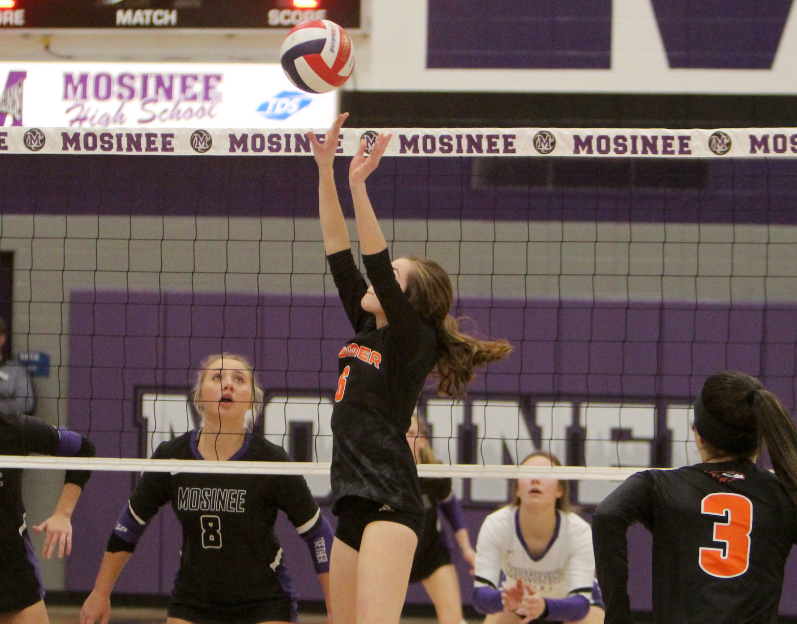 Bloomer volleyball at Mosinee 11-2-19